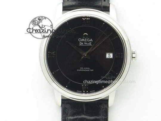 1224 Racing Master Chronometer OMF 1:1 Best Edition Black Dial Orange Hand on Black Leather Strap A Contemporary 7999